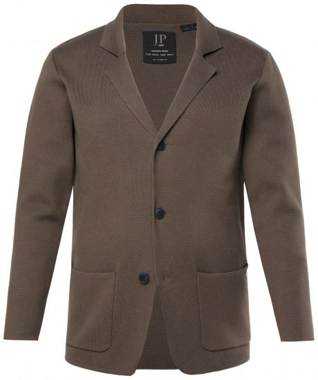 JP1880 Milano Flexnamic Blazer tricoté Marron kaki - Costumes - Costumes grandes tailles 