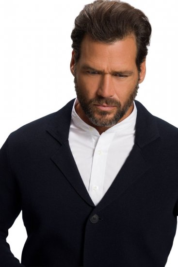 JP1880 Jacket Business Flexnamic Milano Navy - Costumes - Costumes grandes tailles 