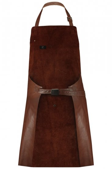 JP1880 791901 Tablier en cuir Marron châtaigne - Tabliers - 