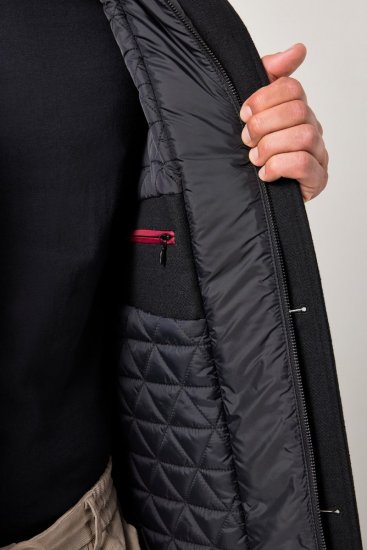 JP1880 Jacket Water-repellent Warm Black - Vestes - Vestes homme grandes tailles