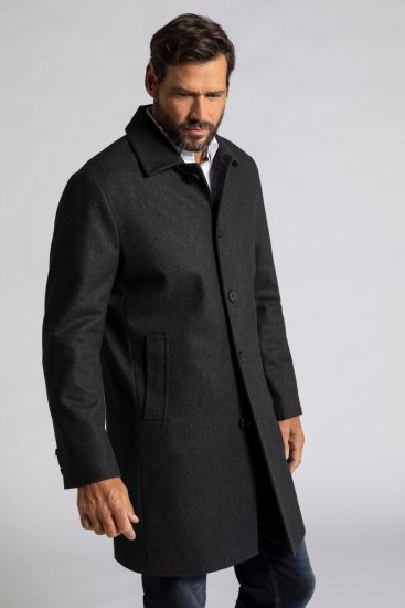 JP1880 795116 Manteau déperlant en laine mélangée Anthracite TALL - TALL vestes - Vestes coupe TALL pour hommes grands