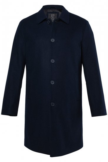JP1880 795116 Déperlant Manteau en laine Bleu marine - Vestes - Vestes homme grandes tailles