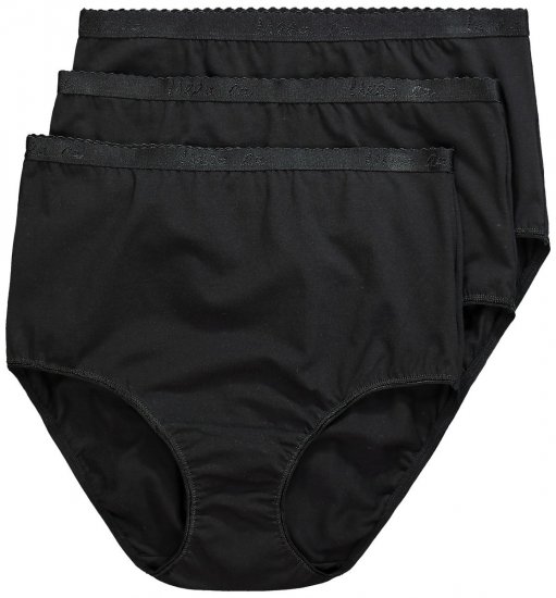 Ulla Popken 795269 Culottes lot de 3 Noir - Culottes - 