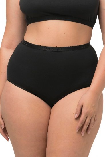 Ulla Popken 795269 Culottes lot de 3 Noir - Culottes - 