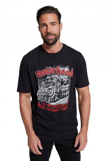 JP1880 Motörhead Graphic Band T-Shirt Black - T-shirts - T-shirts Homme Grande Taille