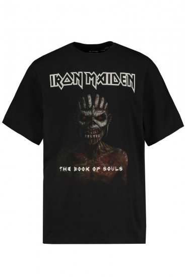 JP1880 Iron Maiden Graphic Band T-Shirt Black - T-shirts - T-shirts Homme Grande Taille