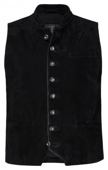 JP1880 Vest Goat Suede Traditional Black - Tenues de fête - Tenues de fête – Pour célébrer avec style et confort