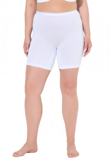 Ulla Popken 799090 Culottes Blanc - Culottes - 