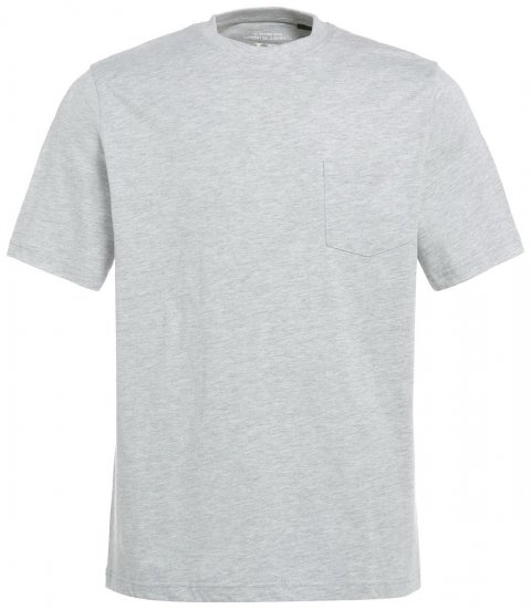 JP1880 799997 T-shirt avec poche poitrine Gris chiné - T-shirts - T-shirts Homme Grande Taille