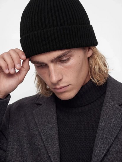 Jack & Jones Leo Bonnet Noir - Bonnets - 
