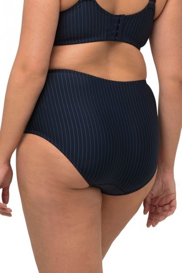 Ulla Popken 800279 Culottes à rayures lot de 2 Bleu marine - Culottes - 