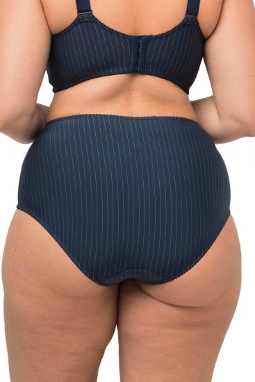 Ulla Popken 800279 Culottes à rayures lot de 2 Bleu marine - Culottes - 