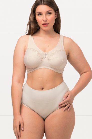 Ulla Popken 800279 Culottes à rayures lot de 2 Blanc cassé - Culottes - 
