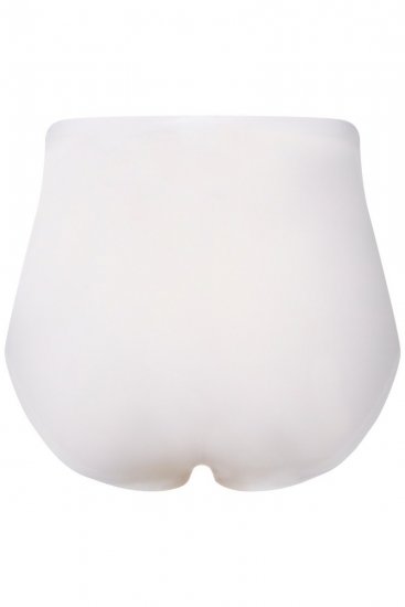 Ulla Popken 800498 Culotte gainante taille haute Blanc - Lingerie gainante - 