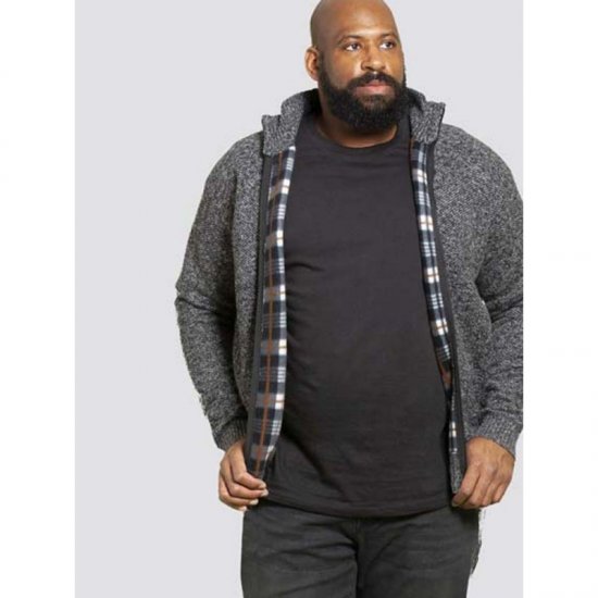 D555 Braxton Sweater Charcoal - Sweatshirts & hoodies - Sweatshirts/Hoodies grande taille homme