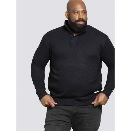 D555 Zane Sweater Navy - Sweatshirts & hoodies - Sweatshirts/Hoodies grande taille homme