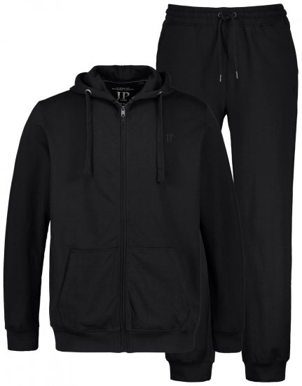 JP1880 802934 Ensemble jogging veste à capuche et pantalon Noir - Survêtements - Survêtements pour homme en grande taille