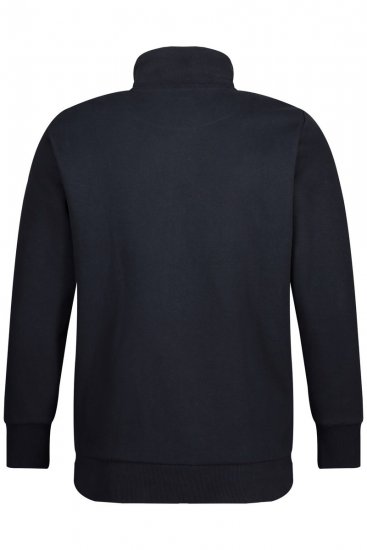 Jay-Pi 804180 Veste sweat à col montant Bleu marine - Sweatshirts & hoodies - Sweatshirts/Hoodies grande taille homme