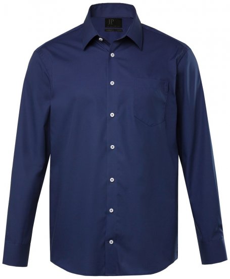 JP1880 804890 Chemise business sans repassage manches longues Bleu marine TALL - TALL chemises - Chemises coupe TALL