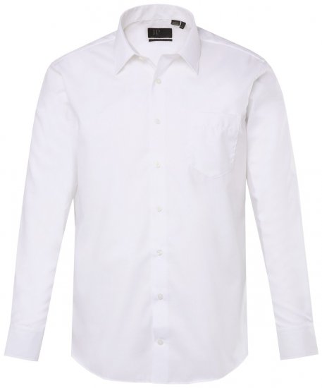 JP1880 804890 Chemise business sans repassage manches longues Blanc - Chemises - Chemises Grandes Tailles Hommes