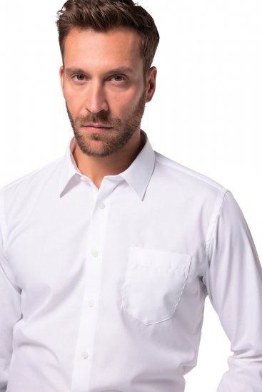 JP1880 804890 Chemise business sans repassage manches longues Blanc TALL - TALL chemises - Chemises coupe TALL
