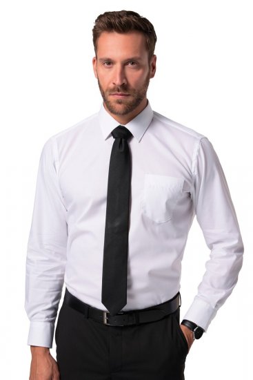 JP1880 804890 Chemise business sans repassage manches longues Blanc TALL - TALL chemises - Chemises coupe TALL
