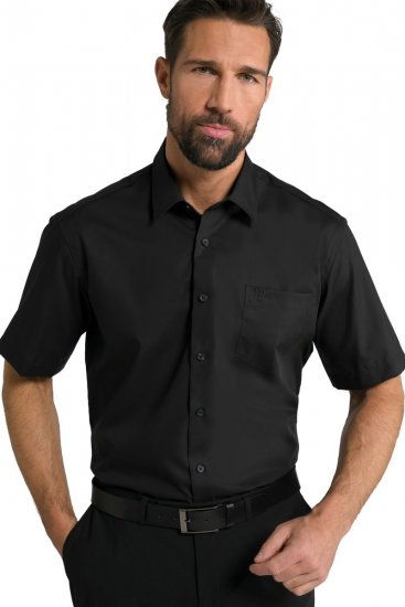 JP1880 804891 Chemise à manches courtes Noir - Chemises - Chemises Grandes Tailles Hommes