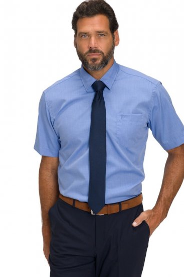 JP1880 804891 Chemise à manches courtes Bleu clair - Chemises - Chemises Grandes Tailles Hommes