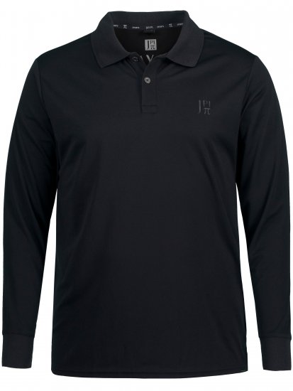 JP1880 Jay-Pi QuickDry Long Sleeve Golf Polo Shirt Black - Sport & outdoor - Vêtements de sport grande taille 
