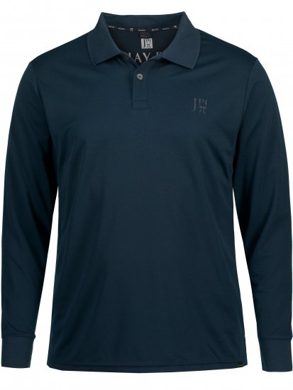 JP1880 Jay-Pi QuickDry Long Sleeve Golf Polo Shirt Navy Blue - Sport & outdoor - Vêtements de sport grande taille 