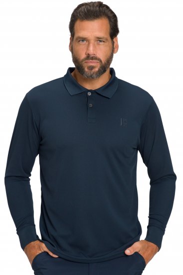 JP1880 Jay-Pi QuickDry Long Sleeve Golf Polo Shirt Navy Blue - Sport & outdoor - Vêtements de sport grande taille 