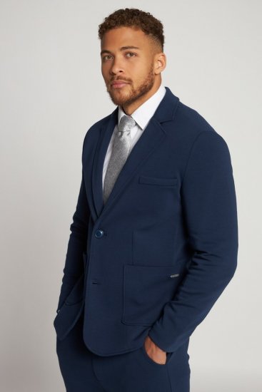 JP1880 New York Flexnamic Blazer en jersey Bleu nuit - Costumes - Costumes grandes tailles 