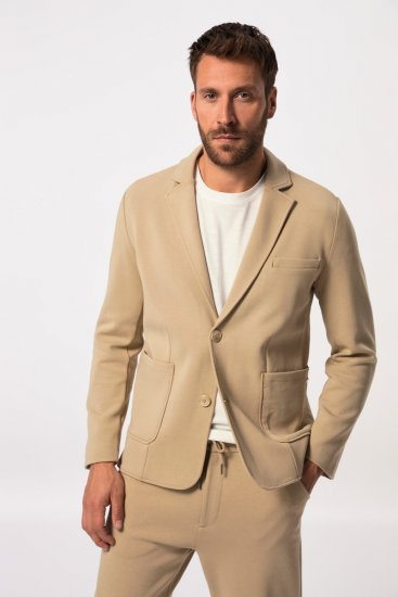 JP1880 New York Flexnamic Blazer en jersey Beige - Costumes - Costumes grandes tailles 