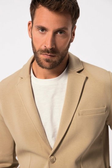 JP1880 New York Flexnamic Blazer en jersey Beige - Costumes - Costumes grandes tailles 