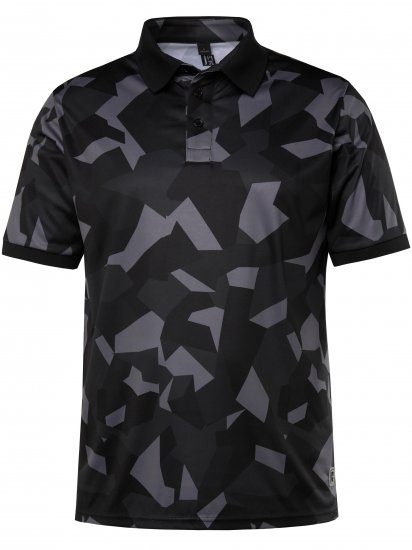 Jay-Pi QuickDry Golf Polo Shirt Camouflage Black - Sport & outdoor - Vêtements de sport grande taille 