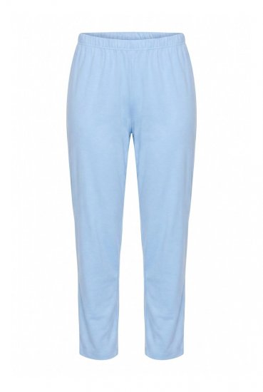 Ulla Popken 810592 Pyjama en dentelle Bleu clair - Pyjamas/vêtements de détente - 
