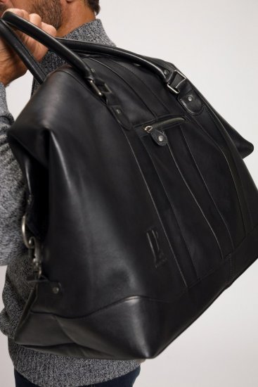 JP1880 810787 Sac de voyage en cuir d'agneau nappa Noir - Sacs - 