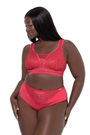 Ulla Popken 811602 Culottes en dentelle Magenta - Culottes - 