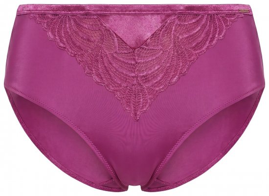 Ulla Popken 811602 Culottes en dentelle Violet foncé - Culottes - 