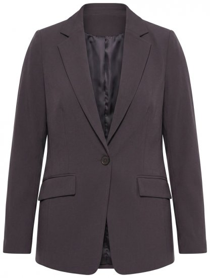 Ulla Popken 811944 Blazer classique Brun acajou - Blazers - Vestes blazer pour femme, grandes tailles