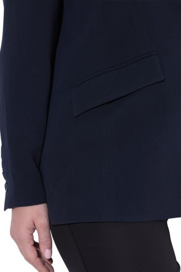 Ulla Popken 811944 Blazer classique Bleu marine - Blazers - Vestes blazer pour femme, grandes tailles