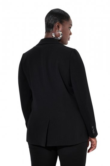 Ulla Popken 811944 Blazer classique Noir - Blazers - Vestes blazer pour femme, grandes tailles