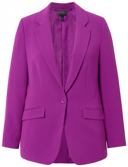 Ulla Popken 811944 Blazer classique Prune - Blazers - Vestes blazer pour femme, grandes tailles