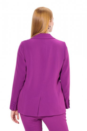 Ulla Popken 811944 Blazer classique Prune - Blazers - Vestes blazer pour femme, grandes tailles