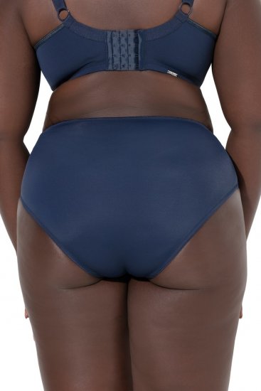 Ulla Popken 815268 Culottes à rayures Bleu marine - Culottes - 