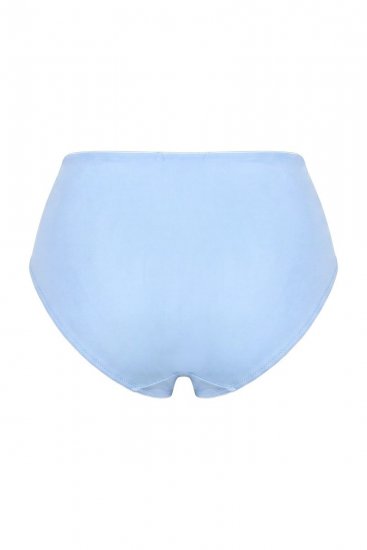 Ulla Popken 815268 Culottes à rayures Bleu clair - Culottes - 