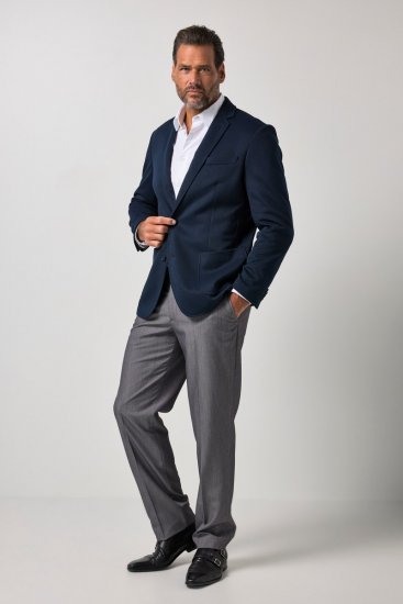 JP1880 815431 Blazer avec doublure partielle légère Bleu marine - Costumes - Costumes grandes tailles 