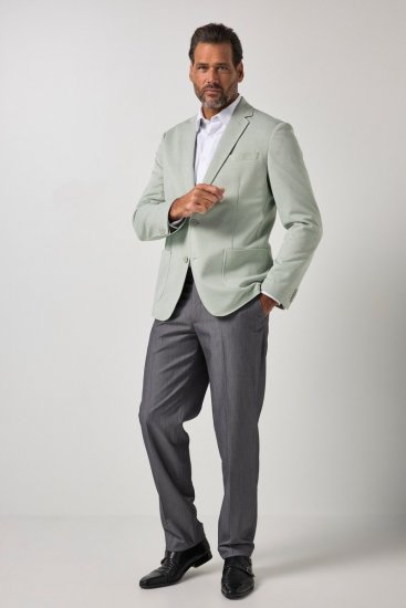 JP1880 815431 Blazer avec doublure partielle légère Vert sauge - Costumes - Costumes grandes tailles 