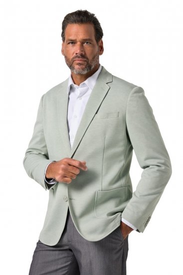 JP1880 815431 Blazer avec doublure partielle légère Vert sauge - Costumes - Costumes grandes tailles 