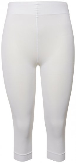 Ulla Popken 815580 Legging collant 3/4 avec protection des cuisses 80 den Blanc - Collants & chaussettes - 